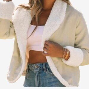 NWOT Opened Front Coat-